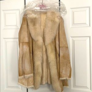 Vera Pelle Real Fox Fur Coat